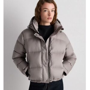 Responsible Down Cropped Puffer Jacket (worn only in photo shoot)